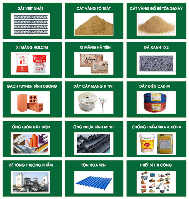 giá xây dựng phần thô