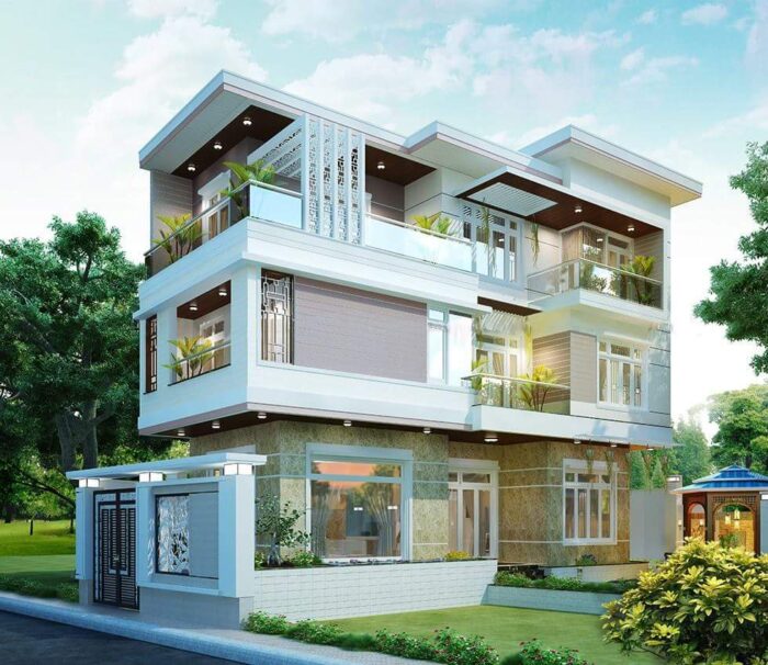 Các mẫu thiết kế nhà ống 3 tầng đẹp tại Biên Hòa, Đồng Nai